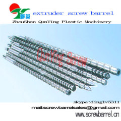 single extruder screw barrel for extruder plastic machinery