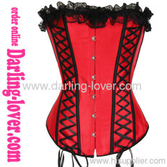 Sexy Fashion Red Hot Sale Lace-up Corset