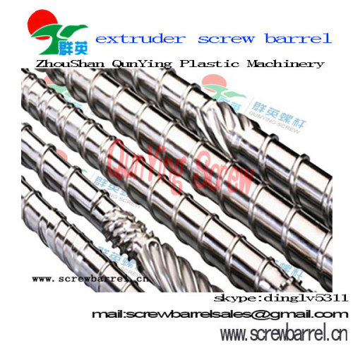 barrel and screw for extruder