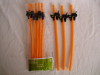 plastic Halloween pumpkin straw