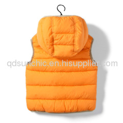 kids padded vest, boy's jacket