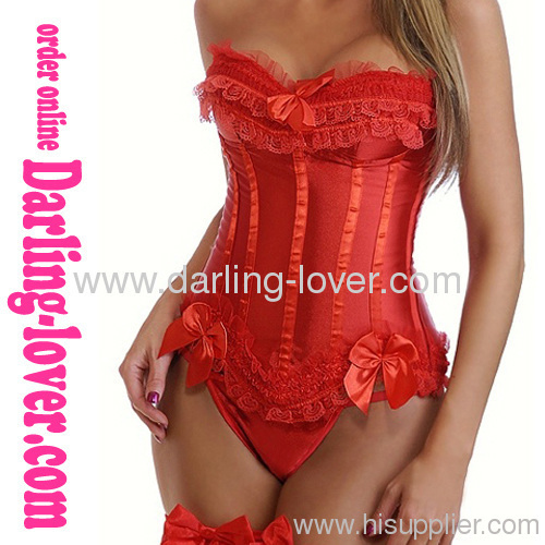 Sexy All Red Classic Corset