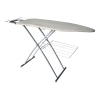 Metal mesh ironing board for Hotel with garment rack and iron rest
