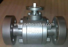 Forged steel flange ball valve