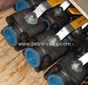 Forged steel socket welding ball valve