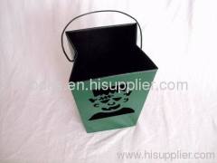 durable Halloween tin buckets