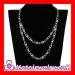 Double Layered Crystal Chain Necklace