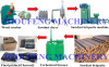 Wood charcoal briquette making line