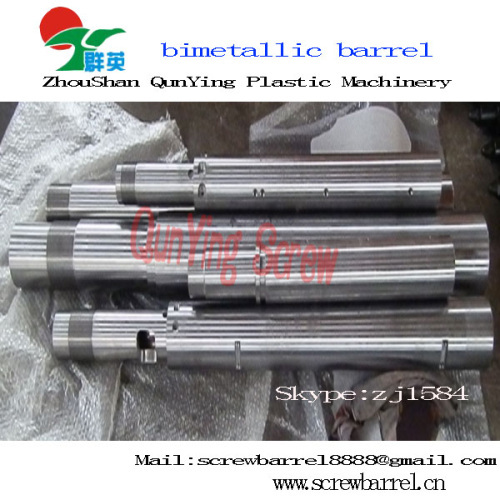 plastic machine bimetallic screw barrel