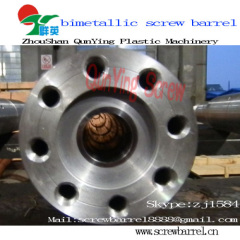 Plastic machine bimetallic screw barrel