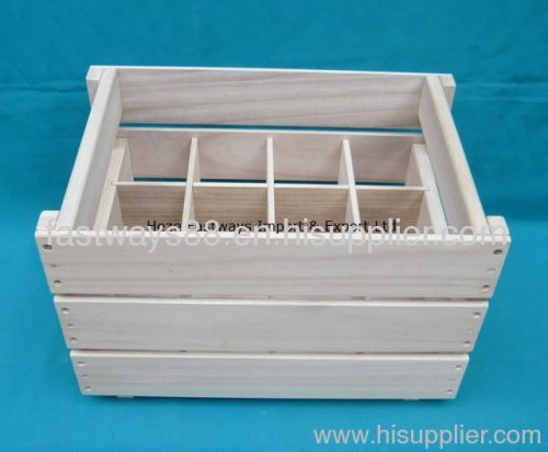 supply wooden wine crate