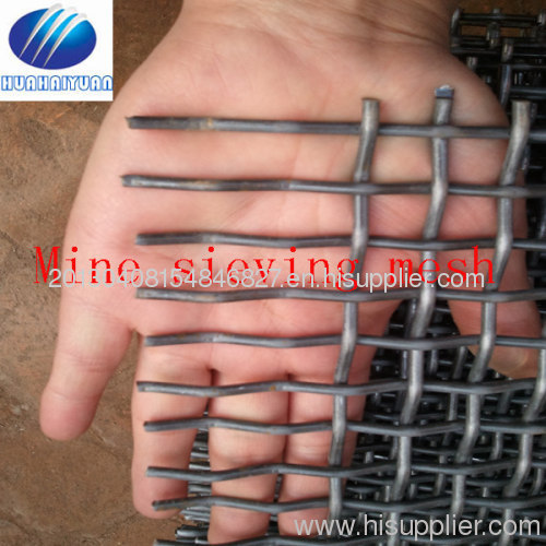 crimped wire mesh mine sieving mesh