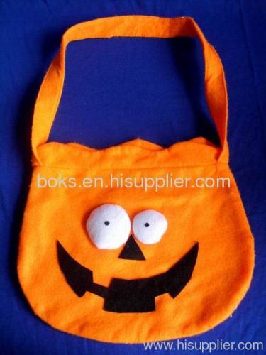 big eyes Halloween pumpkin bag