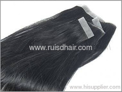 100% hand tied skin/PU weft