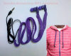Sportwear washable headphone waterproof hoodie garment drawstrings MP3 earphone