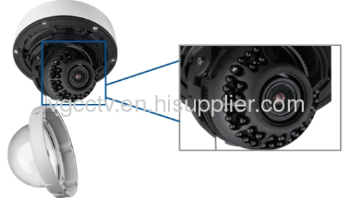 680 TVL 4-Axis Day & Night Vandal Proof Dome Camera