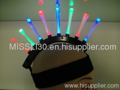 Rainbow Flashing Mohawk LED headwear