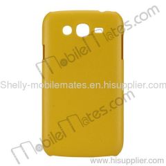 New Graceful Lichee Pattern Plastic Hard Case For Samsung I9082/I9080/Galaxy Grand Duos (Yellow)
