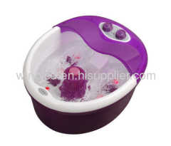 Foot-bathing massager with bubble and heat