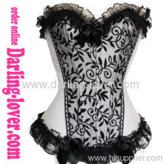 White Lace Sexy Hot Sale Corset