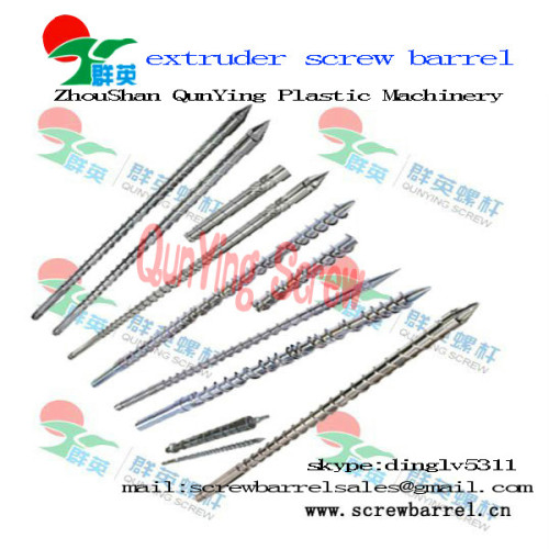 screw and barrel for plastic extrusion machine