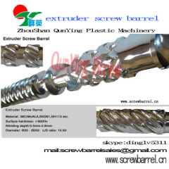 rubber screw barrel for plastic extruder machine