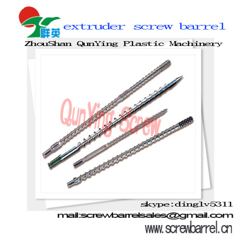 Alloy screw and barrel for extruder machine feed rubber extruder screw barrel for rubber machine