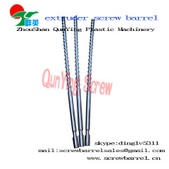 alloy steel of high quality bimetallic screw barrel for plastic extruder machine