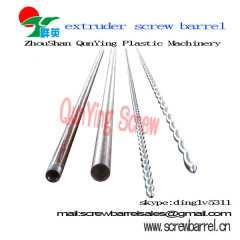 alloy steel of high quality bimetallic screw barrel for plastic extruder machine
