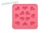 High fashion Silicone Heart shape Ice Cube tray In red