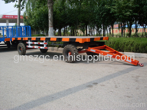 10tons high quality platbed trailer made in china
