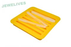 Fashion Silicone Popsicle Ice cube tray in Lemon Yellow