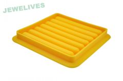 Fashion Silicone Popsicle Ice cube tray in Lemon Yellow