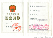 The business license