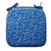 comfortable soft blue seat cushion