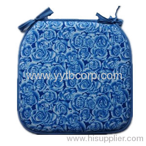 comfortable soft blue seat cushion