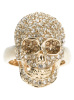 Chic multicolor fashion skull ring for women