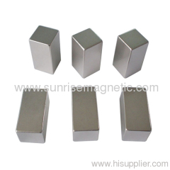 Block NdFeB magnet for motor/wind turbine