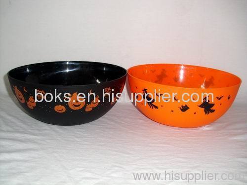 plastic Halloween salad bowls