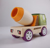 construction work-cement truck wooden toys