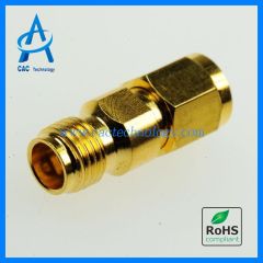 2.4mm adapter jack to plug glod 50Ghz VSWR rf terminals