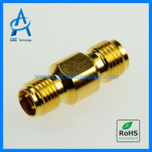 female to female 2.4mm adapter low loss gold sma
