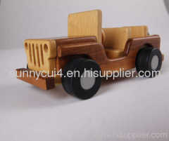 World War II Jeep wooden children toys gifts