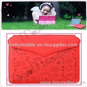 Magnetic Folder Style PU Leather Case Cover for iPad/iPad 2/the New iPad