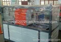 PE PP PVC pipe material plastic exrusion equipment