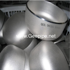 DIN stainless steel forged butt welded seamless pipe cap