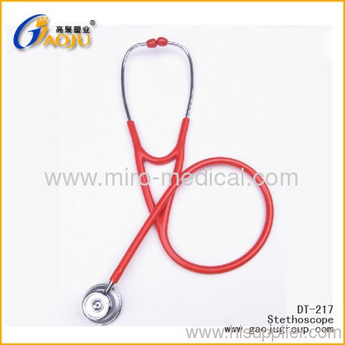 Zinc alloy dual head Sprague rappaport stethoscope with A size tube