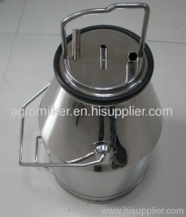 milking bucket for milking machine