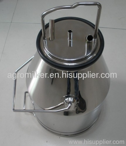 stainless steel milking bucket