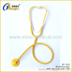 Plastic one time use stethoscope